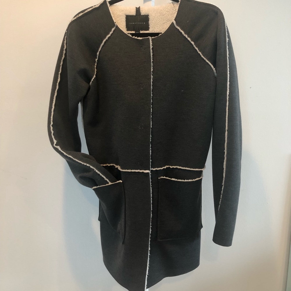 SANCTUARY Jacket / Sweater Cozy Gray sz S